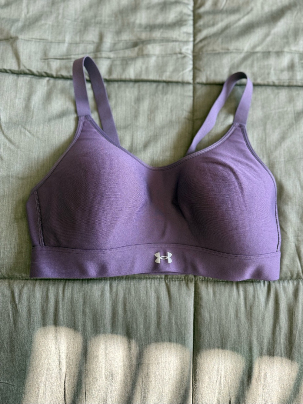 Under Armour Plum Purple Light-Support Sports Bra